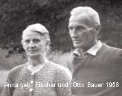 Anna geb. Fischer und  Otto Bauer 1958