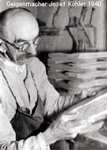 Geigenmacher Josef Khler 1940